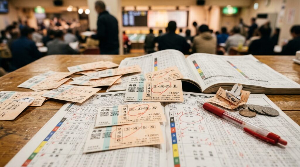 競艇の舟券と賭け方